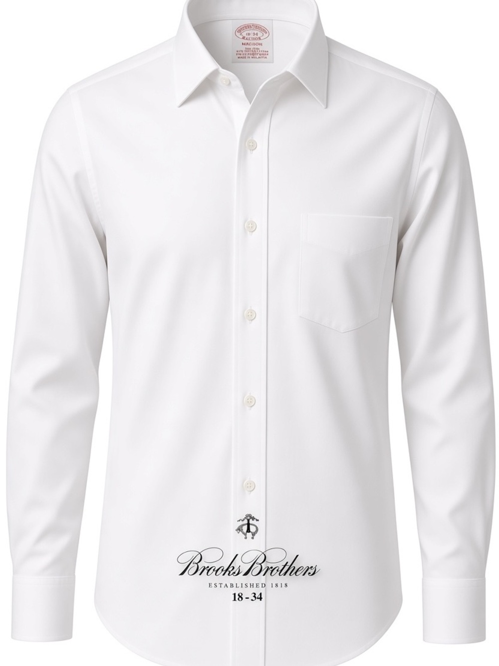 BNWT Brooks Brothers White Dress Shirt